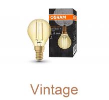 OSRAM LED VINTAGE E14 Glühbirne GOLD Tropfen 2,5W wie 21W extra warmweißes gemütliches Licht