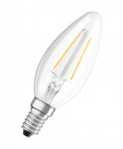 OSRAM E14 LED Kerzenlampe STAR FILAMENT klar 2,5W wie 25W neutralweißes Licht