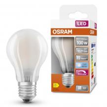 OSRAM E27 leistungsstarke blendreduzierte LED Lampe matt dimmbar 11W wie 100W neutralweißes Licht