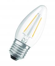 OSRAM E27 LED SUPERSTAR FILAMENT Lampe in schlanker Kerzenform klar dimmbar 5W warmweiß