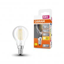 OSRAM E14 LED Lampe STAR FILAMENT klar 5,5W wie 60W warmweißes Licht Wohnraumbeleuchtung