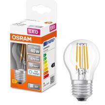 Osram E27 Filament LED Tropfen Lampe klar 4W wie 40W 6500K Tageslichtweiß