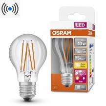 OSRAM E27 DAYLIGHT SENSOR CLASSIC LED Lampe 4,9 W wie 40W 2700K warmweißes Licht