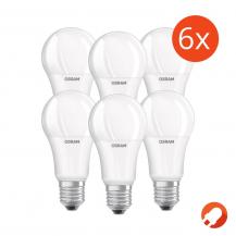 6er-Pack Osram E27 LED BASE Lampen Warmweiß 2700K 13W wie 100W