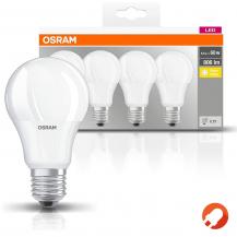 4er-Pack Osram LED E27 Leuchtmittel matt 8.5W wie 60W Warmweißes Licht in Birnenform