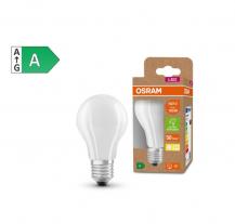 OSRAM E27 LED Leuchtmittel leistungsstark & besonders effizient matt 7,2W wie 100W 3000K warmweißes Licht - beste Energie Effizienz Klasse