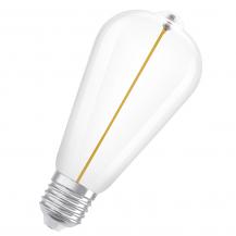 OSRAM E27 LED Vintage Filament Lampe Magnetic Style in Rustika Form 2,2W wie 16W warmweißes Licht 2700K