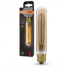 OSRAM LED VINTAGE E27 Glühlampe TUBULAR GOLD dimmbar 4,8W wie 40W extra warmweißes gemütliches Licht 2200K