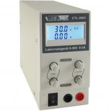 ChiliTec Regelbares Labornetzgerät "CTL-3003" beleuchtete LCD Anzeige, 0-30V, 0-3A