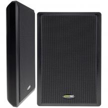 ChiliTec Flatpanel-Lautsprecher, 40W, schwarz Surround, 4 Ohm, 86dB, 2-Wege, Paar