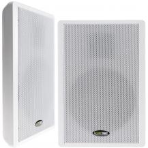 ChiliTec Flatpanel-Lautsprecher, 40W, weiß Surround, 4 Ohm, 86dB, 2-Wege, Paar