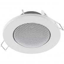 ChiliTec Decken-Einbaulautsprecher "CTE-8W" Halogen-Look, 8cm Ø, 6cm Einbau, weiß
