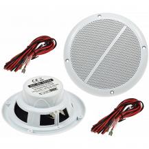 ChiliTec wasserfeste Außen-Lautsprecher "CT-65" 8 Ohm, 6,5", 100W, 80Hz-20KHz, PAAR