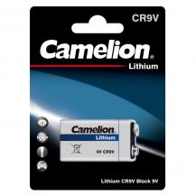 9V-Block-Batterie CAMELION Lithium 1200mAh, ideal für Rauchwarnmelder