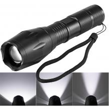 ChiliTec LED-Taschenlampe "CTL10 Zoom" 10W ØxL 136x37mm, Zoomfunktion, 350 Lumen