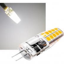 ChiliTec  LED Stiftsockellampe G4 "Silikon W2" 4200k, 220lm, 300°, 12V/2W, neutralweiß