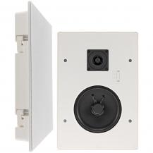 ChiliTec Einbaulautsprecher "CTE-34E",eckig, weiß 2-Wege, 287x197mm, 120 Watt