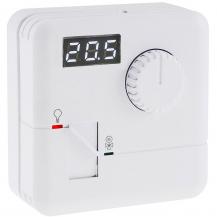 ChiliTec Raumtemperatur-Regler Thermostat "RT-55" 7A, weißes LED-Display, 5-30°C, 110-230V