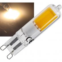 ChiliTec LED Stiftsockel G9, 4W, 500lm 330°, 230V, 3000k / warmweiß, Glas