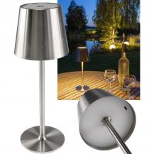 ChiliTec LED Akku-Tischleuchte "Foco Tenda" 2900K, IP44, Touchschalter, 30cm