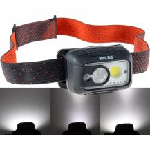 Arcas LED Akku-Stirnlampe 6W+3W mit Gestensteuerung