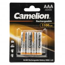 4er-Pack Micro-Akkus CAMELION Ni-MH, 1100mA Typ AAA, 1,2V