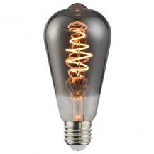 Nordlux E27 Spiral EDISON Deko LED-Filament Kolben Leuchtmittel  5W  Rauch