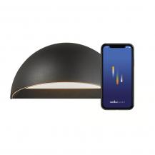 Nordlux Smart LED Außenwandleuchte Arcus Bluetooth schwarz opalweiss