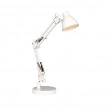 Halo Design BRONX LED Schreibtischlampe weiß mit felxiblem Arm