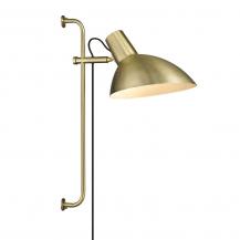 Halo Design Metropole verstellbare Wandleuchte auf Schiene in Brass