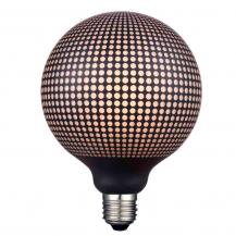 Halo Design E27 COLORS PRINT Dots LED Lampe Globe ø12,5cm 3 Stufen dimmbar