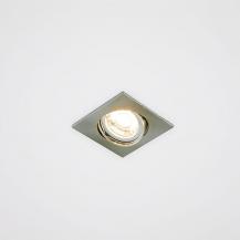 EVN Decken-Einbaustrahler für GU5.3 Leuchtmittel quad. schwenkbar chrom-sat. IP20 12V EinbauØ71