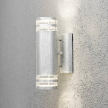 Konstsmide 7516-320 Modena Wandleuchte galvanisierter Stahl, klares Acrylglas, Reflektor