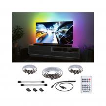 Paulmann 78881 EntertainLED USB LED Strip TV-Beleuchtung 2,4m 4W gemütlich Regenbogen+
