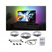 Paulmann 78882 EntertainLED USB LED Strip TV-Beleuchtung 3,1m 5W gemütlich Regenbogen+
