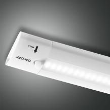 30cm Galway LED Unterbauleuchte mit Schalter 5W Weiss 3000K warmweißes Licht von Fabas Luce