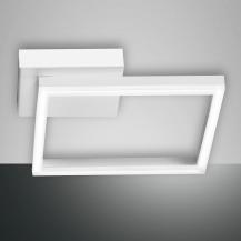 Dimmbare Bard LED-Deckenlampe Rahmenleuchte 27x27cm Weiss Fabas Luce