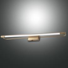 Rapallo LED Wandleuchte - Bilderleuchte - Spiegelleuchte Messing satiniert Fabas Luce