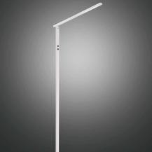 Filigrane LED Steh/Leseleuchte IDEAL in Weiß Touchdimmer Fabas Luce