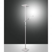 Ideal 2-flammige LED  Stehleuchte & Leseleuchte Weiß dimmbar von Fabas Luce