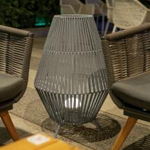 New Garden Conta Stehlampe aus Recyclingkunststoff Akku Dimmbar Fernbedienung für Innen & Außen