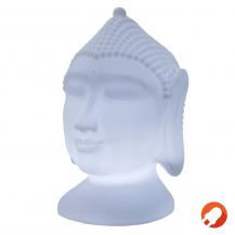 New Garden Goa 70 Dekorativer LED-Budda Kopf weiss 230V - Nur noch angezeigter Bestand verfügbar