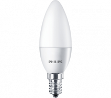  PHILIPS E14  CorePro LED-Kerze opalweiß mattiert 5.5W wie 40W 470 Lumen warmweiße Wohnlbeleuchtung