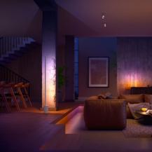 Philips Hue White and Color Ambiance LED Stehleuchte Gradient Signe in Weiß