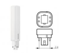 Philips G24q-3 CorePro LED Lampe in Stabform PLC 4 Pin/ Stifte 9,5W 3000K warmweiß für EVG