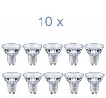 10 x Sparpack Philips GU10 CorePro LED Strahler 4.6 Watt wie 50W Glas Warmweiss