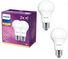 PHILIPS E27 Mattierte LED Lampe 13W (100W) 2700K warmweißes Licht