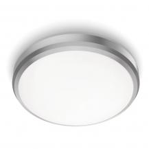 Philips LED Deckenleuchte Doris ø22cm nickel neutralweißes Licht 4000K mit Eye Comfort - auch für das Bad geeignet IP44