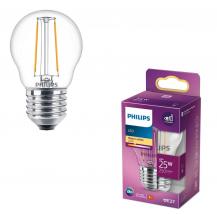 Philips E27 LED Lampe Classic Filament Tropfen klar 2W wie 25W 2700K warmweißes Licht