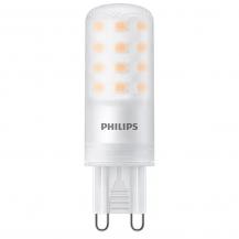 Nur noch angezeigter Bestand verfügbar: PHILIPS LED Capsule G9 Stiftsockellampe 4 Watt wie 40 Watt warmweißes Licht